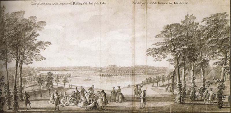 View of such parts as are seen from the Building at the Head of the Lake, Jacques Rigaud